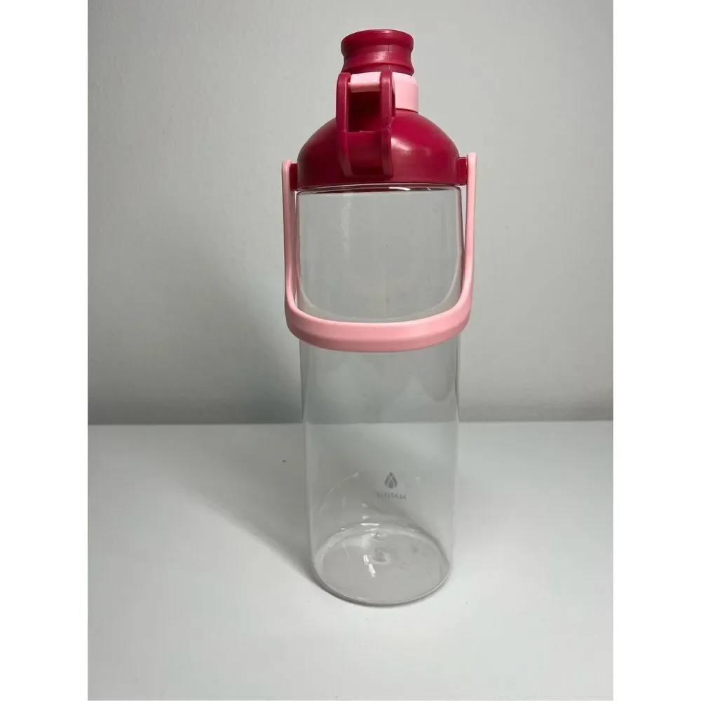 64 OZ WATER BOTTLE with Straw! Pink & Red
